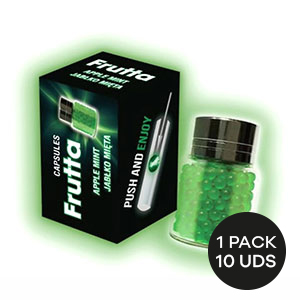 BOTELLA CAPSULA MANZANA MENTA 100 UDS CON APLICADOR