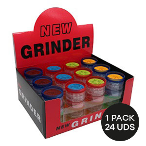 GRINDER PLASTICO RELIEVE BIG 43MM 4PARTS