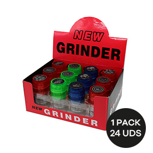 GRINDER PLASTICO BIDON 42MM 4PARTS