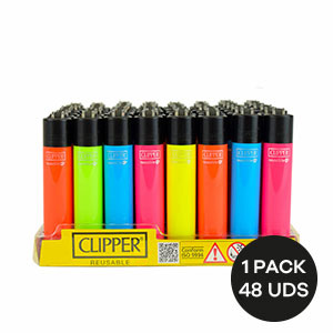 ENCENDEDORES CLIPPER FLUORESCENTE