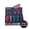 ENCENDEDOR TRANSPARENTE REFILL ROUND FLINT