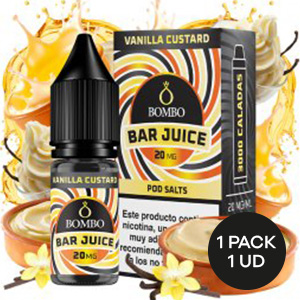 LIQUIDO BOMBO BAR JUICE VAINILLA CUSTARD 10ML 20MG