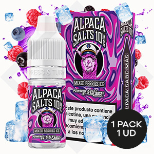LIQUIDO ALPACA SALTS MIXED BERRIES ICE 10ML 10MG