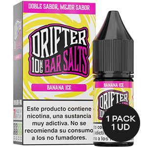 LIQUIDO DRIFTER BAR SALTS BANANA ICE 10MG 10ML