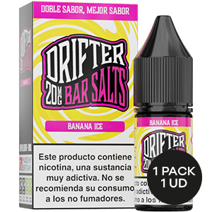 LIQUIDO DRIFTER BAR SALTS BANANA ICE 20MG 10ML