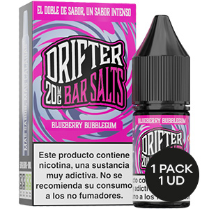LIQUIDO DRIFTER BAR SALTS BLUEBERRY BUBBLEGUM ICE 20MG 10M