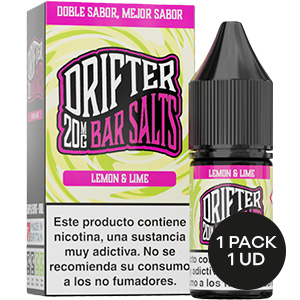 LIQUIDO DRIFTER BAR SALTS LEMON LIME 20MG 10ML