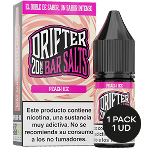 LIQUIDO DRIFTER BAR SALTS PEACH ICE 20MG 10ML