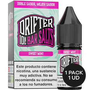 LIQUIDO DRIFTER BAR SALTS SWEET MINT 10MG 10ML