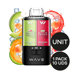 POD WAVE SWITCH BUD VAPE TRIPLE MELON ICE TRIPLE SANDIA ICE 0MG 17ML