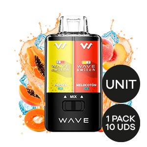 POD WAVE SWITCH BUD VAPE PAPAYA ICE MELOCOTON ICE 0MG 17ML
