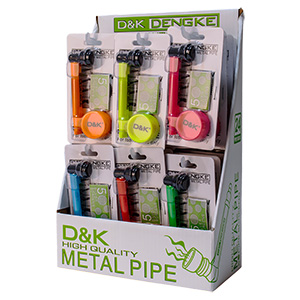 PIPA METAL Y GRINDER VARIOS COLORES LISOS