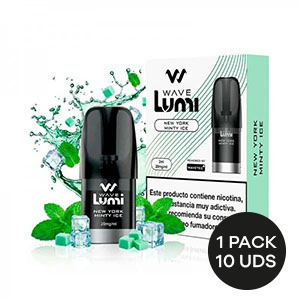 RECARGA WAVE LUMI CARTUCHO NEW YORK MINTY ICE 20MG 2ML