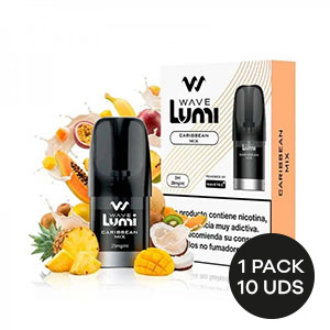 RECARGA WAVE LUMI CARTUCHO CARIBBEAN MIX 20MG 2ML