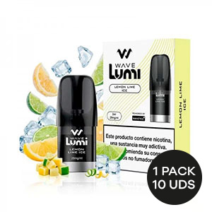 RECARGA WAVE LUMI CARTUCHO LEMON LIME ICE 20MG 2ML