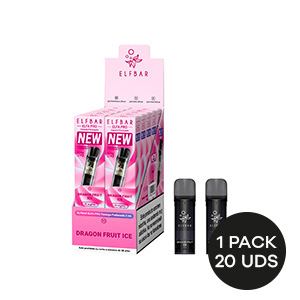 RECARGA PACK 2 ELFBAR ELFA PRO V2 DRAGON FRUIT ICE 20MG 2ML