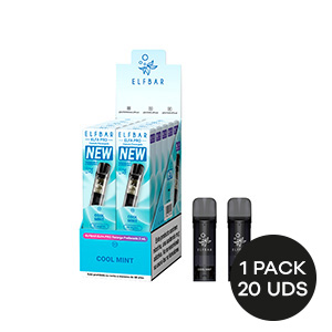 RECARGA PACK 2 ELFBAR ELFA PRO V2 COOL MINT 20MG 2ML