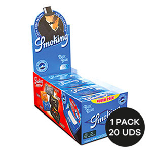 PAPEL DE LIAR SMOKING  BLOCK BLUE 200 HOJAS