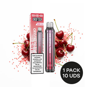 POD SKE X DRIFTER CRYSTAL TB600 FIZZY CHERRY 2ML 20MG