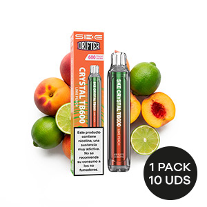 POD SKE X DRIFTER CRYSTAL TB600 LIME PEACH 2ML 20MG