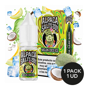 LIQUIDO ALPACA SALTS MELON COCO 10ML 20MG