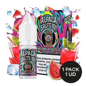 LIQUIDO ALPACA SALTS WATERMELON MOJITO ICE 10ML 10MG