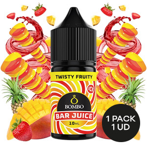 AROMA BOMBO BAR JUICE TWISTY FRUITY 10ML/30ML/OMG
