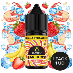 AROMA BOMBO BAR JUICE BANANA STRAWBERRY ICE 10ML/30ML/OMG