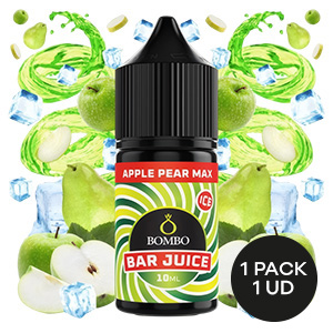 AROMA BOMBO BAR JUICE APPLE PEAR MAX ICE 10ML/30ML/OMG