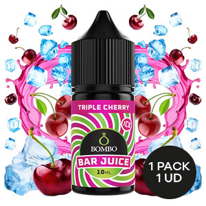 AROMA BOMBO BAR JUICE TRIPLE CHERRY ICE 10ML/30ML/OMG