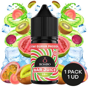 AROMA BOMBO BAR JUICE KIWI GUAVA PASSION ICE 10ML/30ML/OMG
