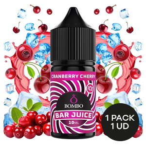 AROMA BOMBO BAR JUICE CRANBERRY CHERRY 10ML/30ML/OMG