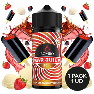 AROMA BOMBO BAR JUICE COLA STRAWBERRY ICE CREAM 20ML/120ML/OMG