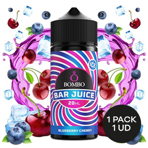 AROMA BOMBO BAR JUICE BLUEBERRY CHERRY 20ML/120ML/OMG 3 AROMA BOMBO BAR JUICE BLUEBERRY CHERRY 20ML/120ML/OMG