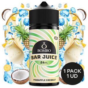 AROMA BOMBO BAR JUICE PINEAPPLE COCONUT ICE 24ML/120ML/OMG