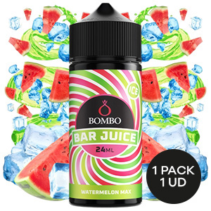 AROMA BOMBO BAR JUICE WATERMELON MAX ICE 24ML/120ML/OMG