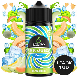 AROMA BOMBO BAR JUICE ULTRA MELON ICE 24ML/120ML/OMG