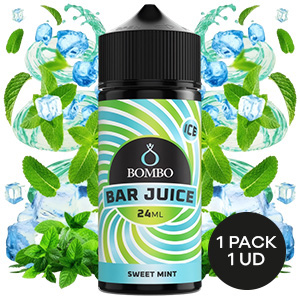 AROMA BOMBO BAR JUICE SWEET MINT ICE 24ML/120ML/OMG