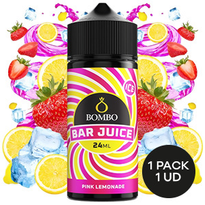 AROMA BOMBO BAR JUICE PINK LEMONADE ICE 24ML/120ML/OMG