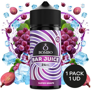AROMA BOMBO BAR JUICE SUPER GRAPE ICE 24ML/120ML/OMG