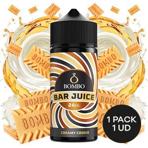 AROMA BOMBO BAR JUICE CREAMY COOKIE 24ML/120ML/OMG
