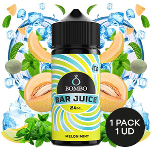 AROMA BOMBO BAR JUICE MELON MINT ICE 24ML/120ML/OMG