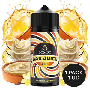 AROMA BOMBO BAR JUICE VANILLA CUSTARD 24ML/120ML/OMG
