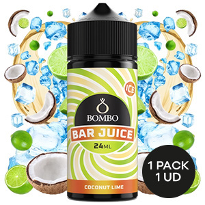 AROMA BOMBO BAR JUICE COCONUT LIME ICE 24ML/120ML/OMG