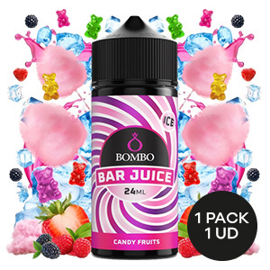 AROMA BOMBO BAR JUICE CANDY FRUITS ICE 24ML/120ML/OMG