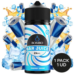 AROMA BOMBO BAR JUICE ENERGY DRINK ICE 24ML/120ML/OMG
