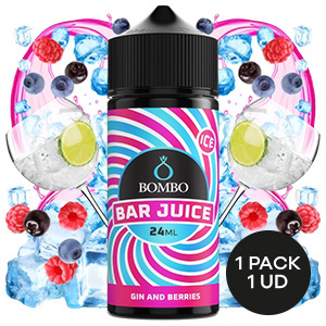 AROMA BOMBO BAR JUICE GIN & BERRIES ICE 24ML/120ML/OMG
