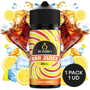 AROMA BOMBO BAR JUICE COLA LEMON ICE 24ML/120ML/OMG