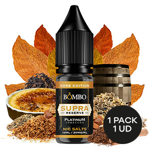 SALES DE NICOTINA BOMBO CORE EDITION TOBACCOS SUPRA RESERVE 10ML/20MG
