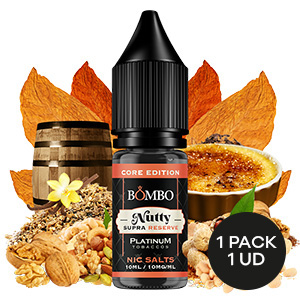 SALES DE NICOTINA BOMBO CORE EDITION NUTTY SUPRA RESERVE 10ML/10MG
